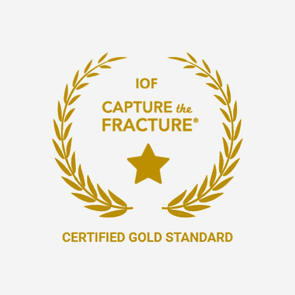 Segell de reconeixement d’or del programa Capture the Fracture.