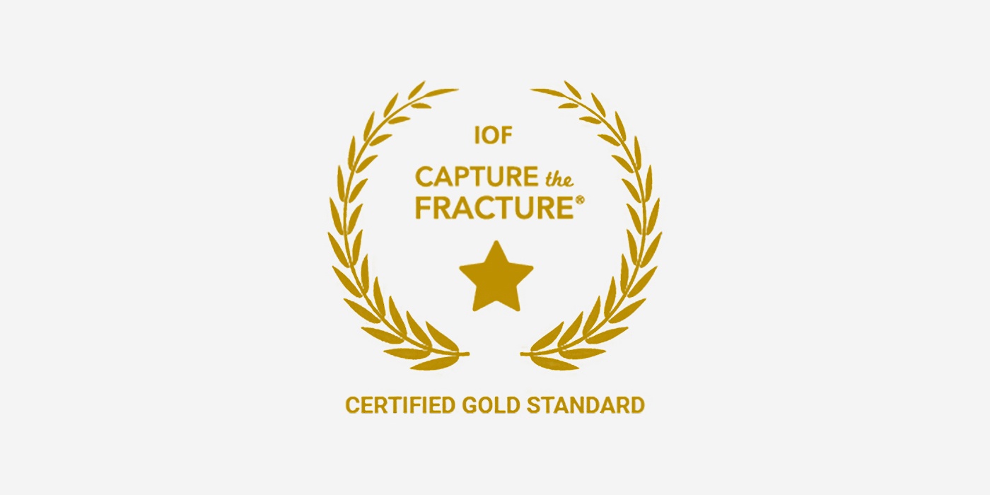 Segell de reconeixement d’or del programa Capture the Fracture.