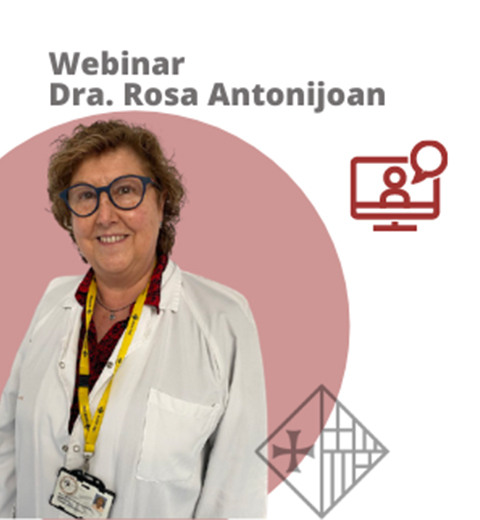 Webinar “Vacunes i COVID-19, les incògnites i el futur”, amb la participació de la Dra. Antonijoan