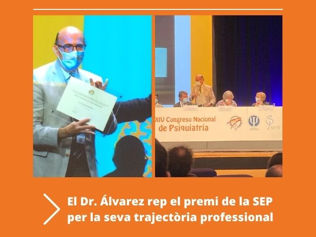 El Dr. Álvarez rep el premi de la SEP per la seva trajectòria professional