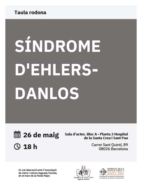 Taula rodona Síndrome d’Ehlers-Danlos