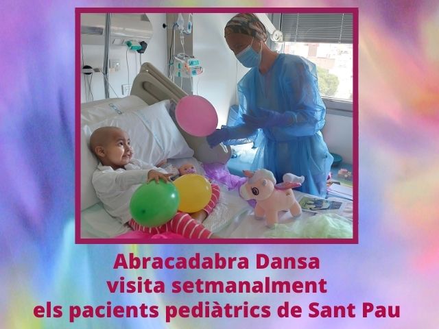 Abracadabra Dansa visita setmanalment els pacients pediàtrics de Sant Pau