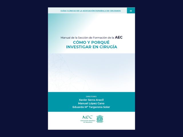 El Dr. Eduardo Mª Targarona, director del Manual “Com i per què investigar en cirurgia”