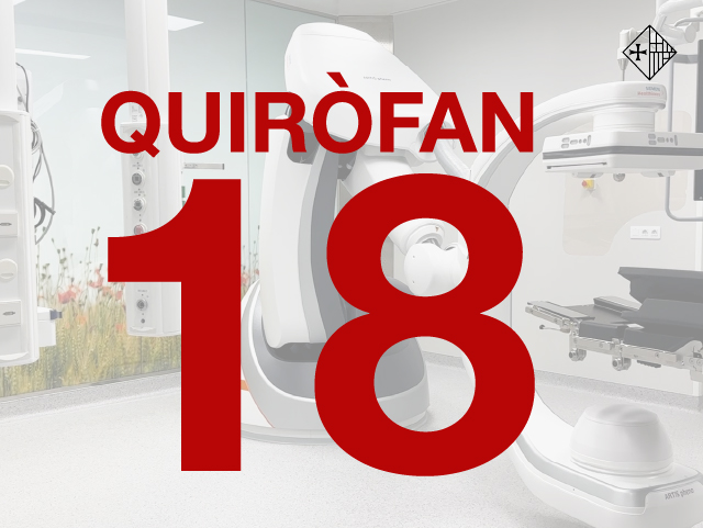 Quiròfan 18, el quiròfan híbrid de Cirurgia Vascular