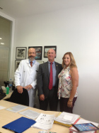 Visita a Sant Pau del president del Consell de Governadors de l'American College of Cardiology (ACC)