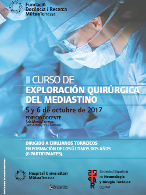 II Curs d’exploració quirúrgica del mediastí