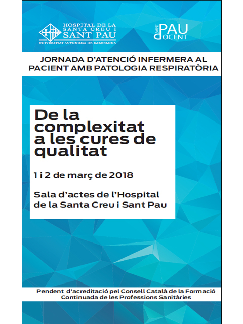 Jornada d’atenció infermera al pacient amb patologia respiratòria