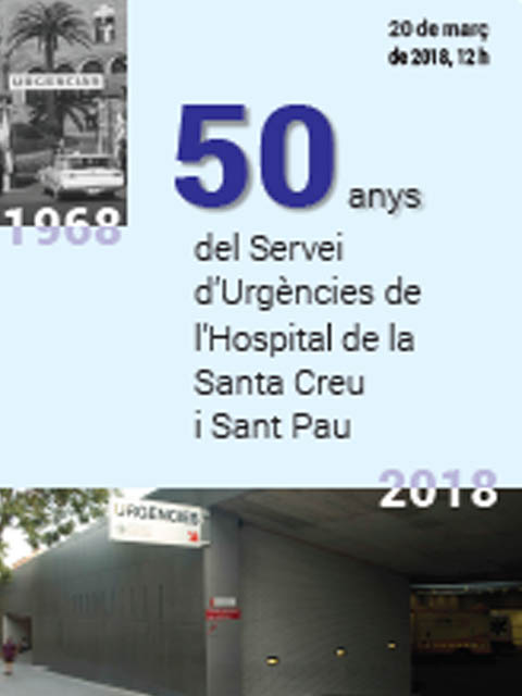 El Servei d’Urgències de Sant Pau, pioner a tot l’Estat, celebra el 50è aniversari