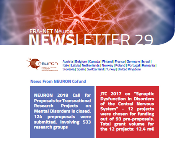 El projecte coordinat pel Dr. Alex Bayés destacat a la Newsletter d’ERA-NET Neuron