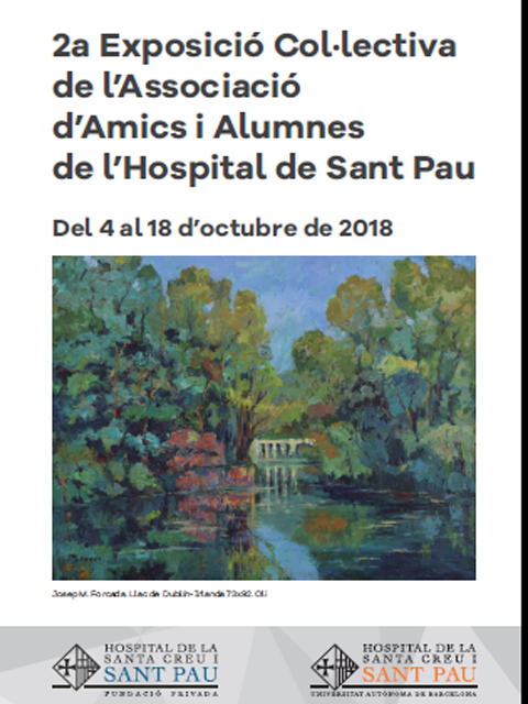 II Exposició col·lectiva de pintura i escultura de l’Associació Amics i Alumnes de l’Hospital de Sant Pau