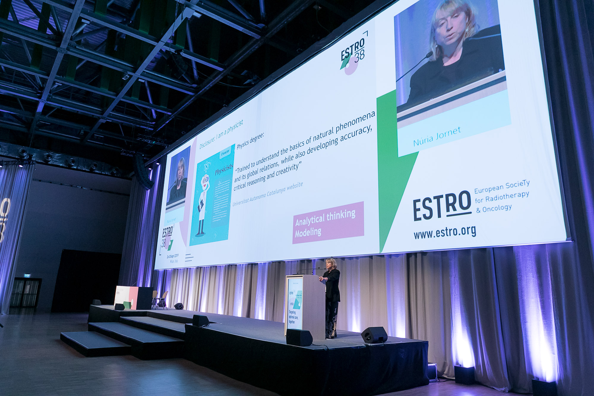 Congrés internacional, ESTRO 38 (Milan 26-30 abril, 2019)
