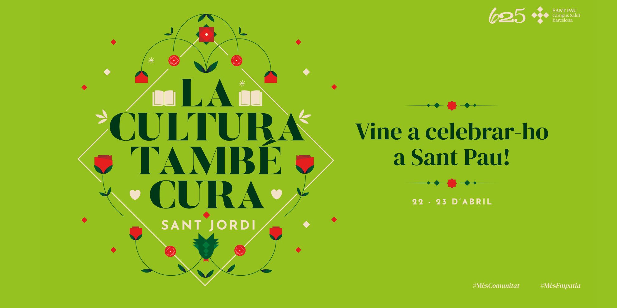 Aquest Sant Jordi… Moltes raons per celebrar-ho!