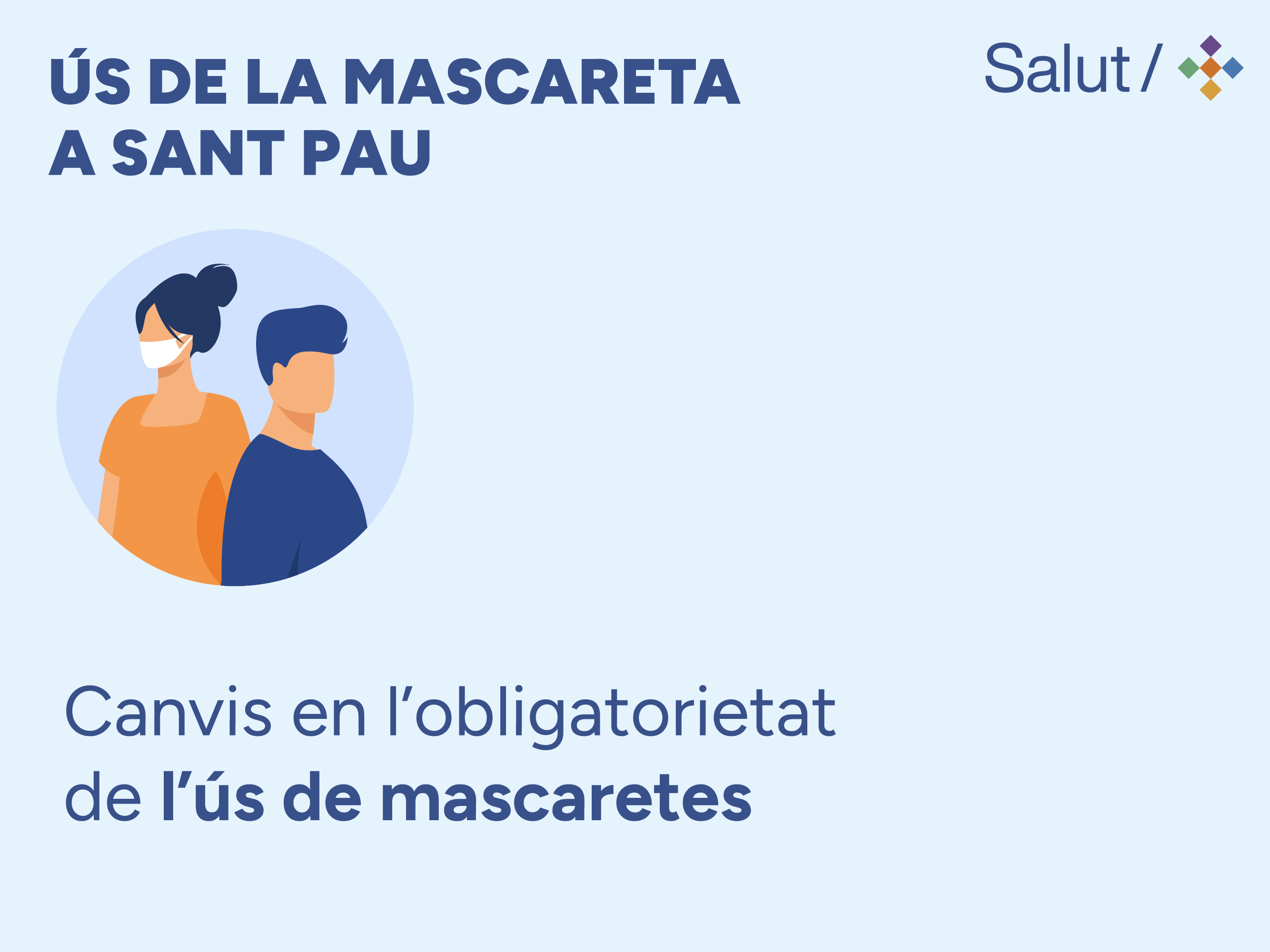 Ús de la mascareta a Sant Pau