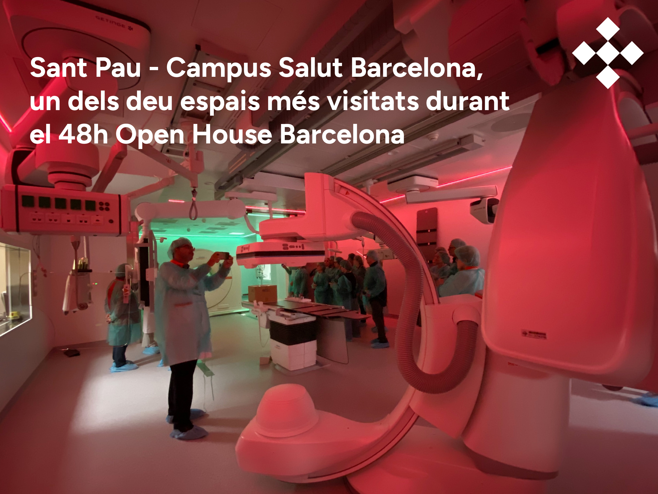 Amb 3.939 persones, Sant Pau - Campus Salut Barcelona ha estat un dels deu espais més visitats durant el 48h Open House Barcelona.