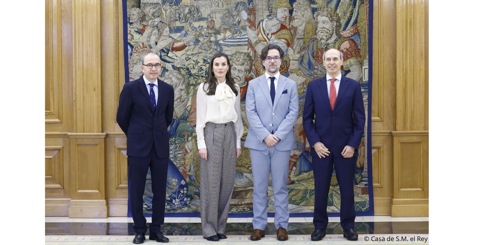 Sa Majestat la Reina rep en audiència als coordinadors del “Projecte Cassandra” de cribratge de càncer de pulmó