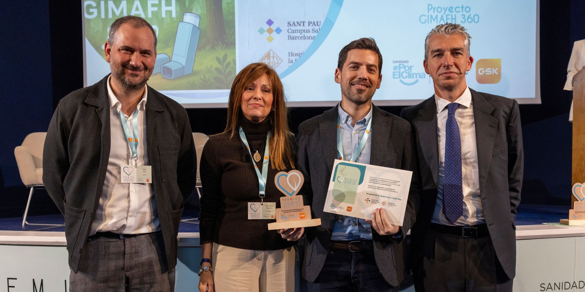 Un projecte de Farmàcia Hospitalària de Sant Pau, guardonat als Premios Sanidad #PorElClima