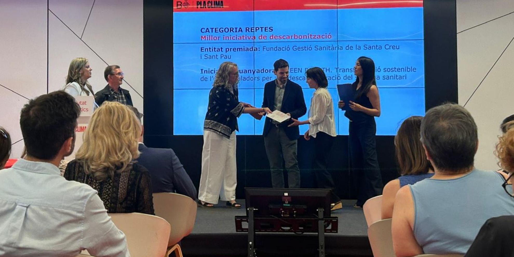 Noé Garín, farmacèutic de Sant Pau, rep un dels premis de l’Agenda 2030 Barcelona + Sostenible