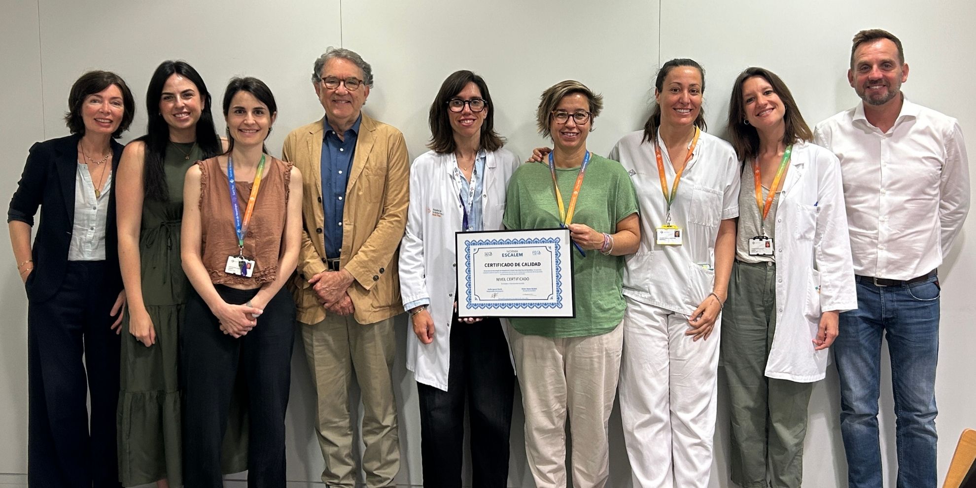 L’Hospital de Sant Pau, acreditat per la seva excel·lència en l’atenció als pacients amb esclerosi múltiple