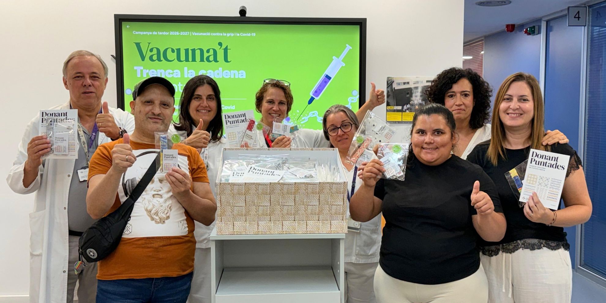 L'URC Dr. Pi Molist col·labora en la Campanya de Vacunació 2026-2027 de Sant Pau amb el seu projecte Donant Puntades
