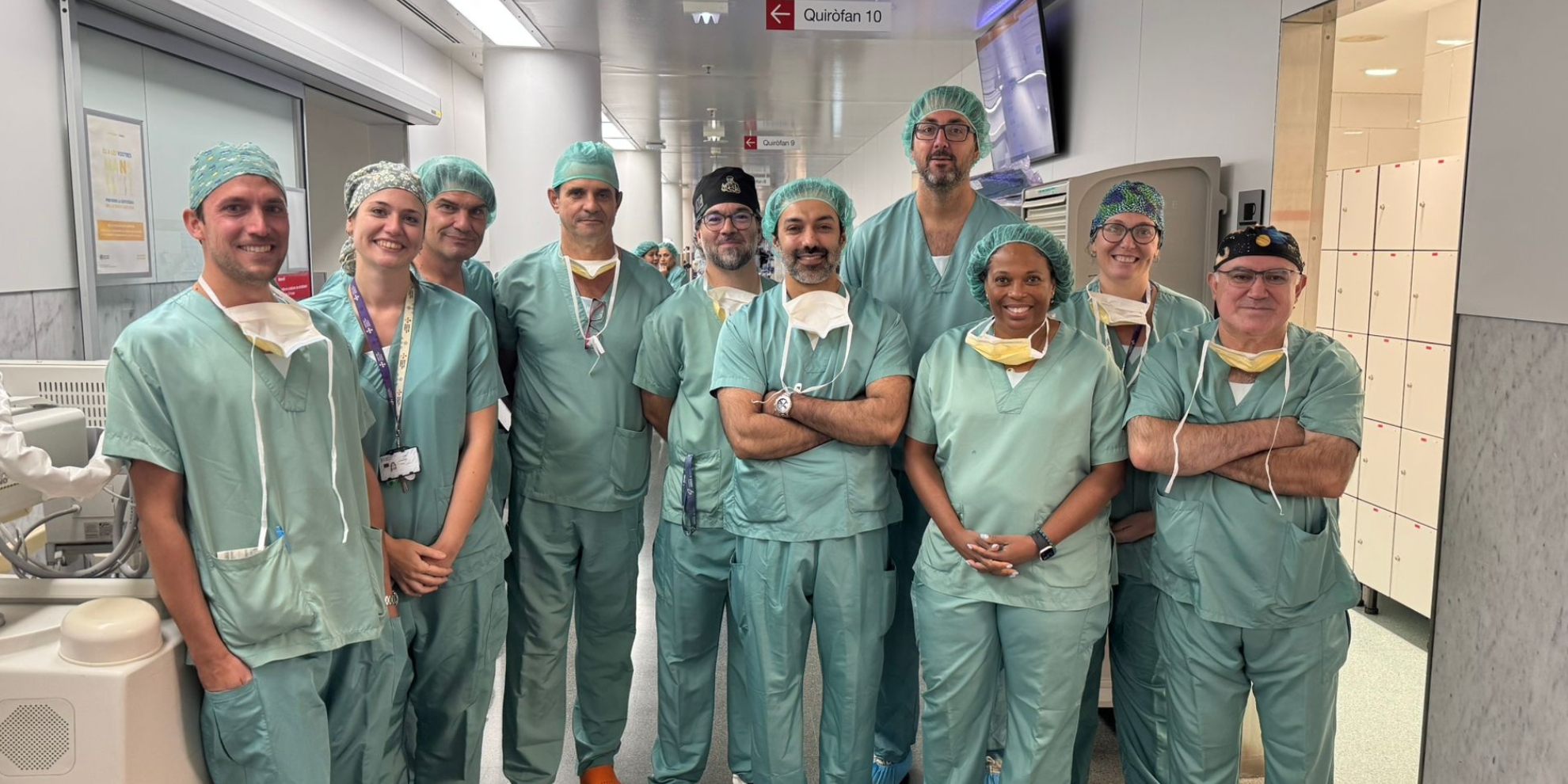 Sant Pau realitza una cirurgia toràcica pionera amb pròtesi personalitzada amb la visita d’experts de Cleveland Clinic, Stanford i Ramón y Cajal