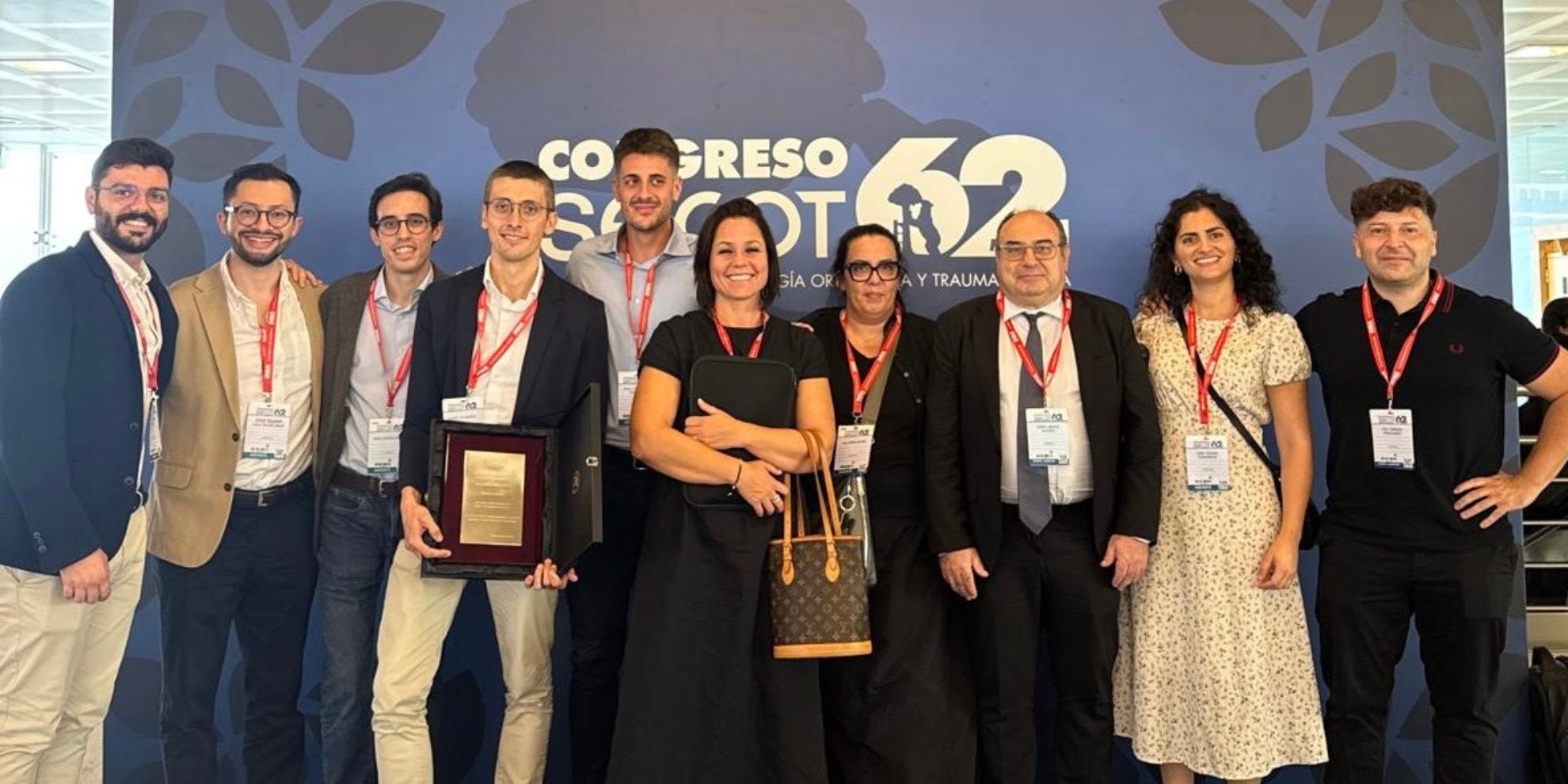 Manel Fa, resident de COT de Sant Pau, guardonat durant el congrés de la SECOT
