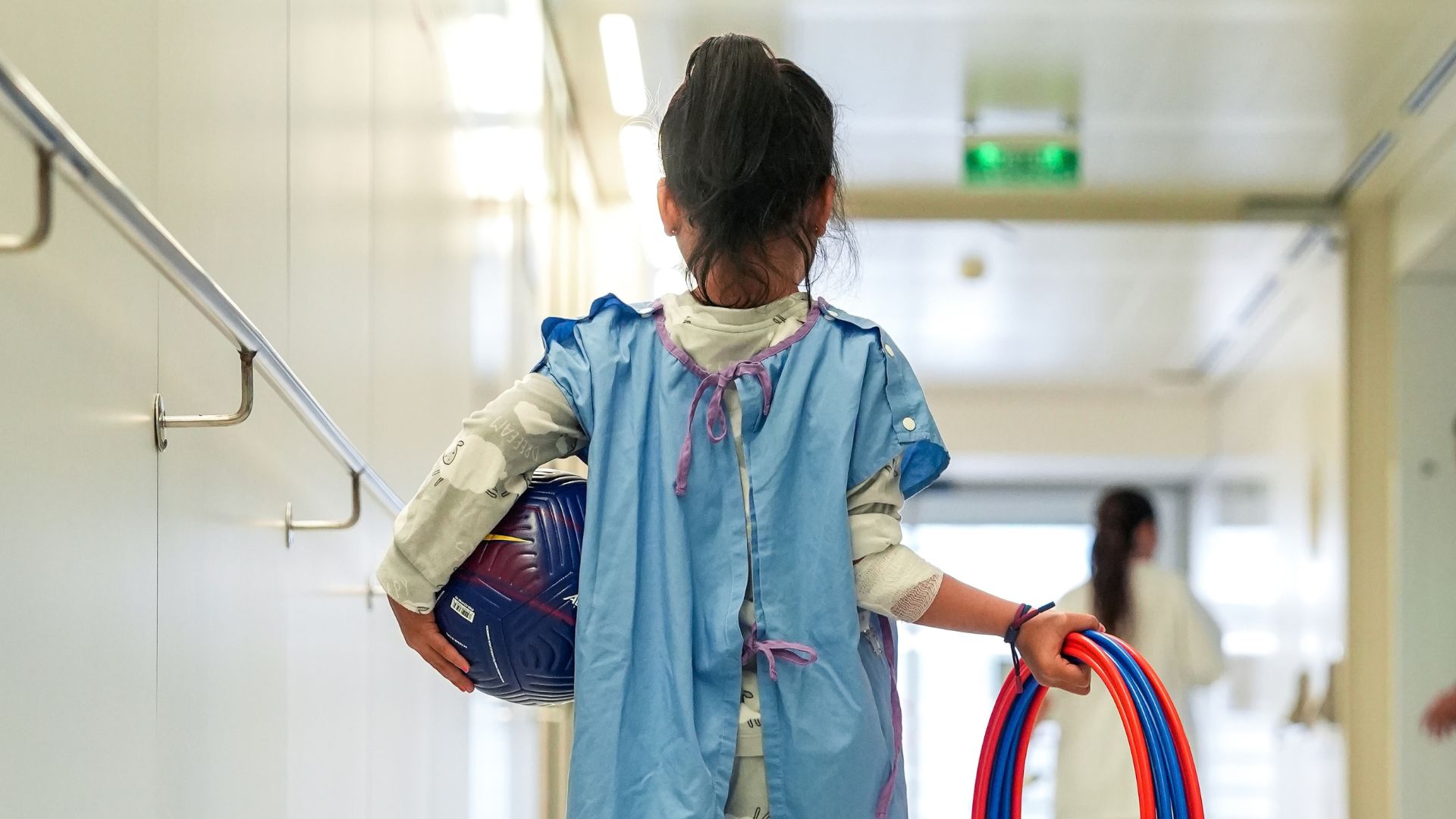 Sant Pau i la Fundació Barça sumen forces per crear un gimnàs pediàtric dins el marc del Projecte d’Humanització de Pediatria de l’Hospital