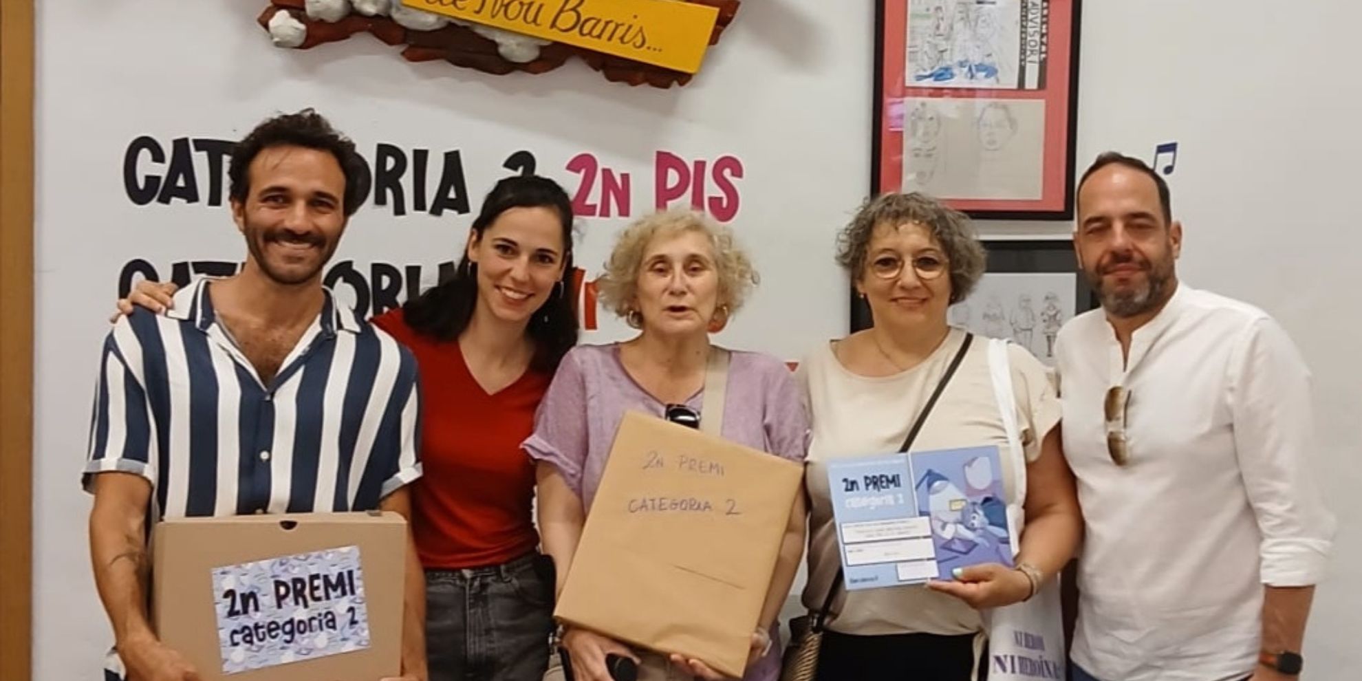 Pi i Molist guanya el segon premi del 26é Concurs de Còmics de Nou Barris