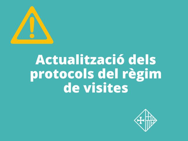 Règim de visites per acompanyants a pacients en les diferents àrees de l’Hospital